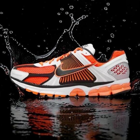 Nike Zoom Vomero 5 Orange Black White FB9149-800 Men\'s Shoes NEW Size 10 main image 7